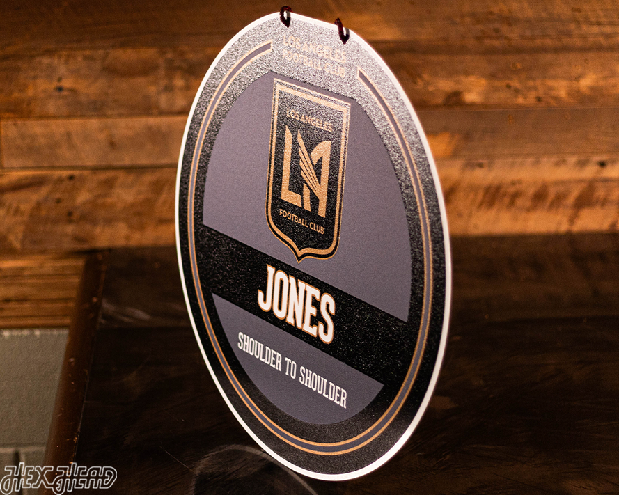 Los Angeles FC Personalized Monogram Metal Art