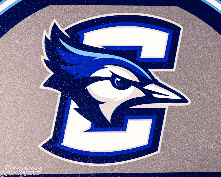 Creighton Blue Jays Personalized Monogram Metal Art