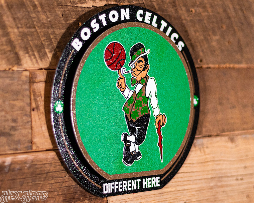 Boston Celtics "Double Play" On the Shelf or on the Wall Art