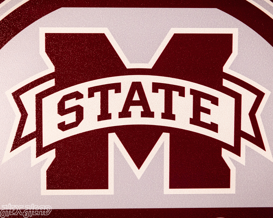 Mississippi State Bulldogs Personalized Monogram Metal Art