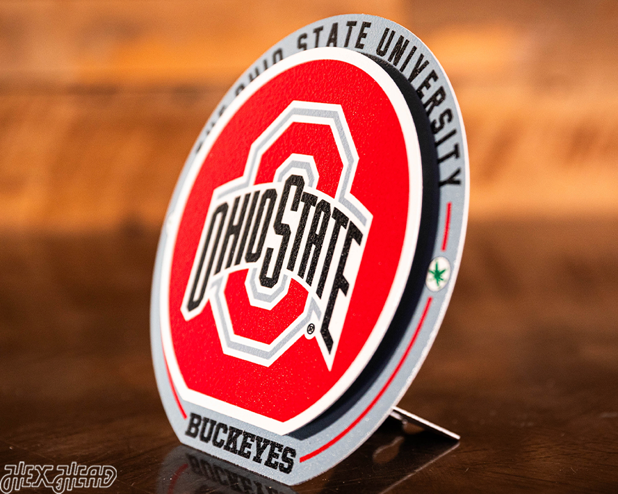 Ohio State Buckeyes "Double Play" On the Shelf or on the Wall Art