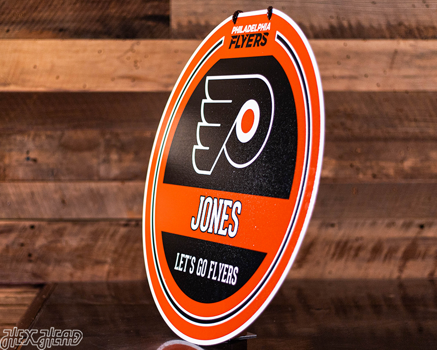 Philadelphia Flyers Personalized Monogram Metal Art