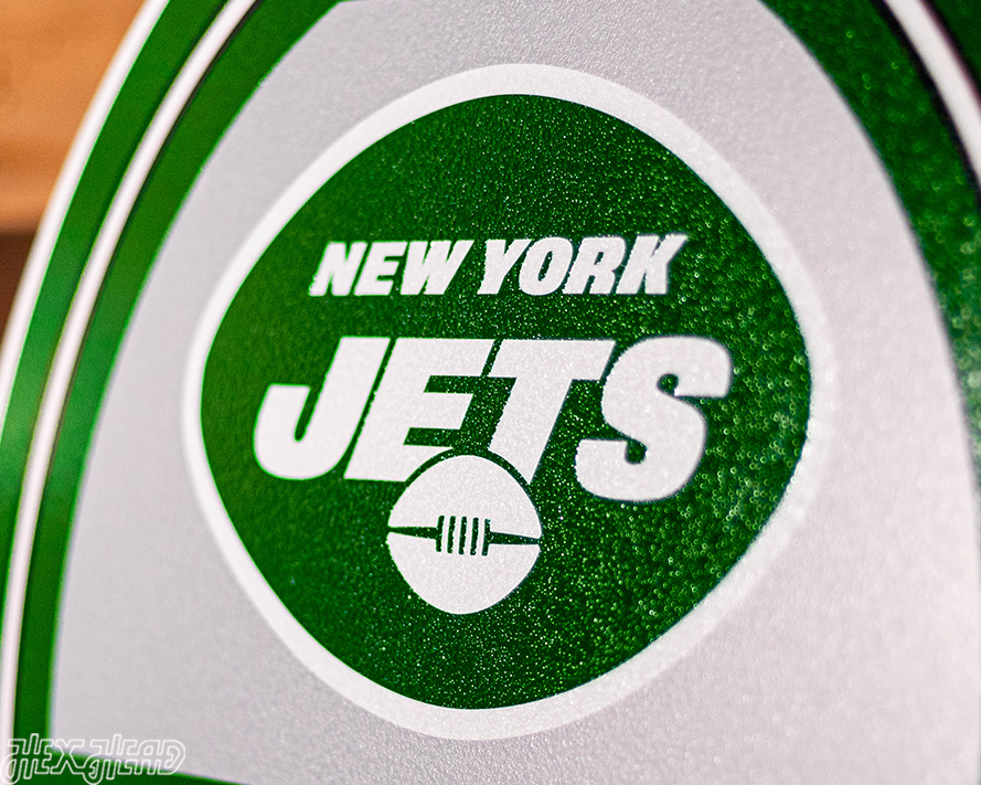 New York Jets Personalized Monogram Metal Art