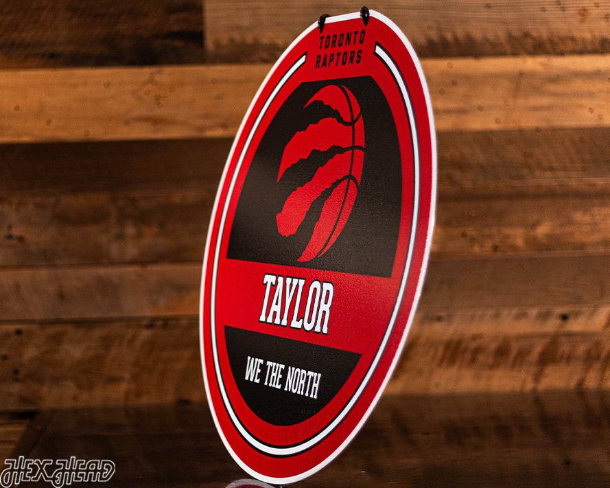 Toronto Raptors Personalized Monogram Metal Art