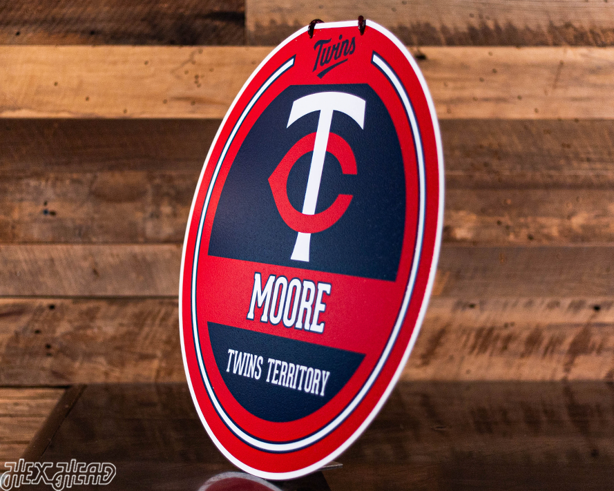 Minnesota Twins Personalized Monogram Metal Art