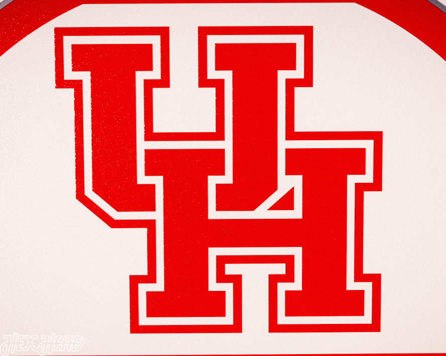 Houston Cougars Personalized Monogram Metal Art