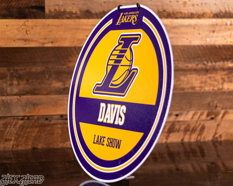 Los Angeles Lakers Personalized Monogram Metal Art