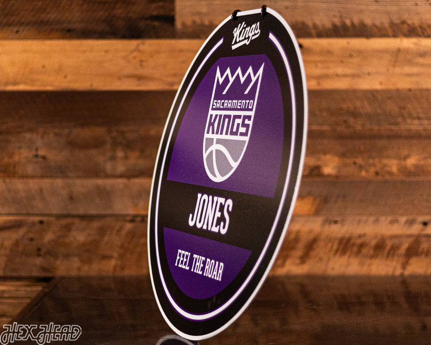 Sacramento Kings Personalized Monogram Metal Art