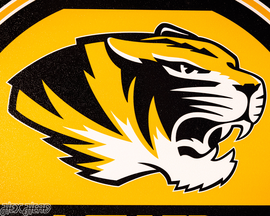 Missouri Tigers Personalized Monogram Metal Art