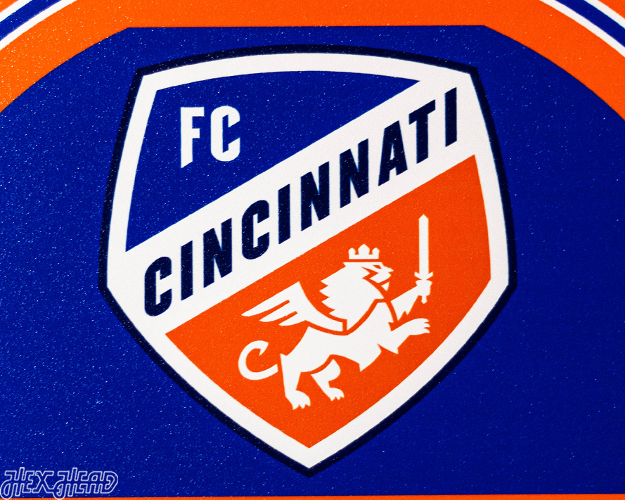 FC Cincinnati Personalized Monogram Metal Art