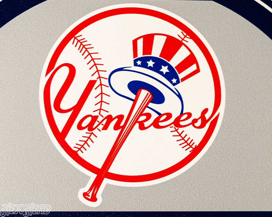 New York Yankees Personalized Monogram Metal Art