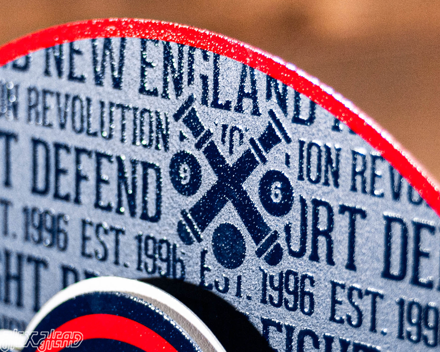 New England Revolution CRAFT SERIES 3D Embossed Metal Wall Art