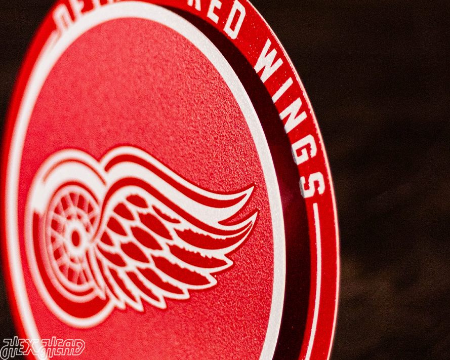 Detroit Red Wings "Double Play" On the Shelf or on the Wall Art