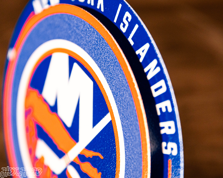 New York Islanders "Double Play" On the Shelf or on the Wall Art