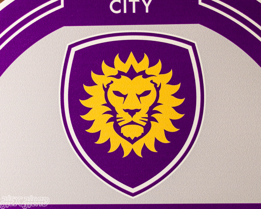 Orlando City SC Personalized Monogram Metal Art