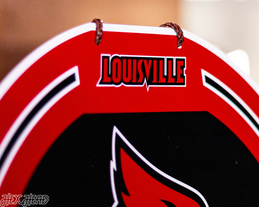 Louisville Cardinals Personalized Monogram Metal Art