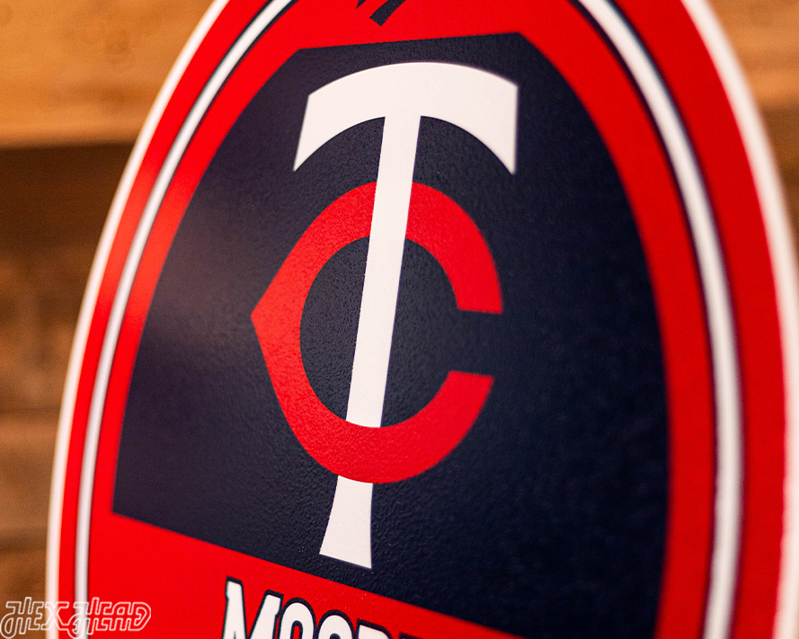 Minnesota Twins Personalized Monogram Metal Art