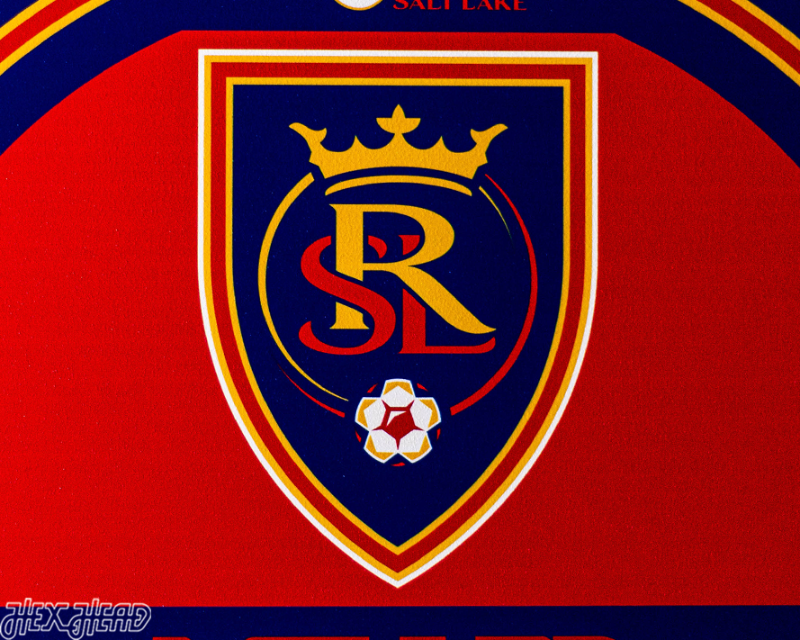 Real Salt Lake Personalized Monogram Metal Art