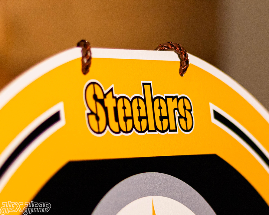 Pittsburgh Steelers Personalized Monogram Metal Art