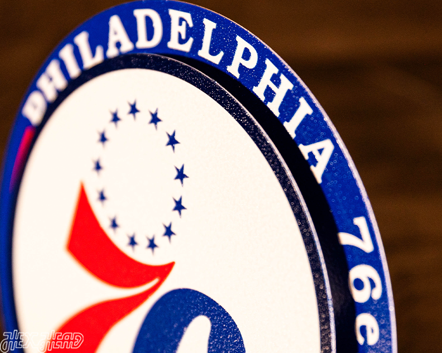 Philadelphia 76ers "Double Play" On the Shelf or on the Wall Art