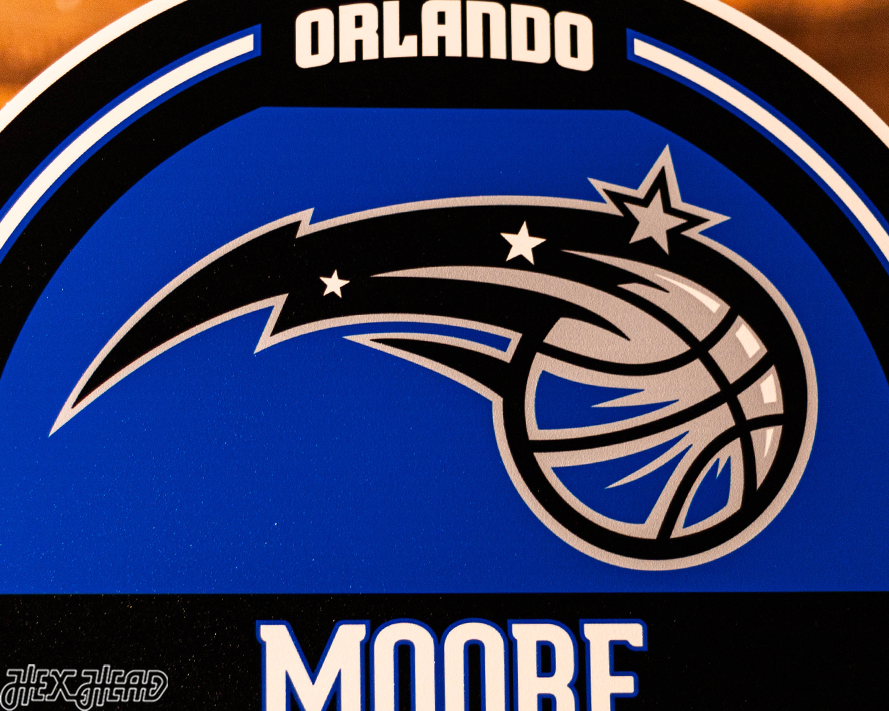 Orlando Magic Personalized Monogram Metal Art