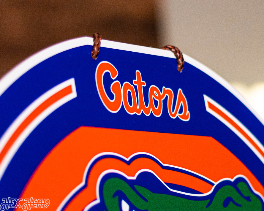 Florida Gators Personalized Monogram Metal Art