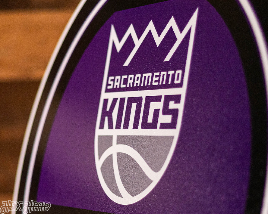 Sacramento Kings Personalized Monogram Metal Art