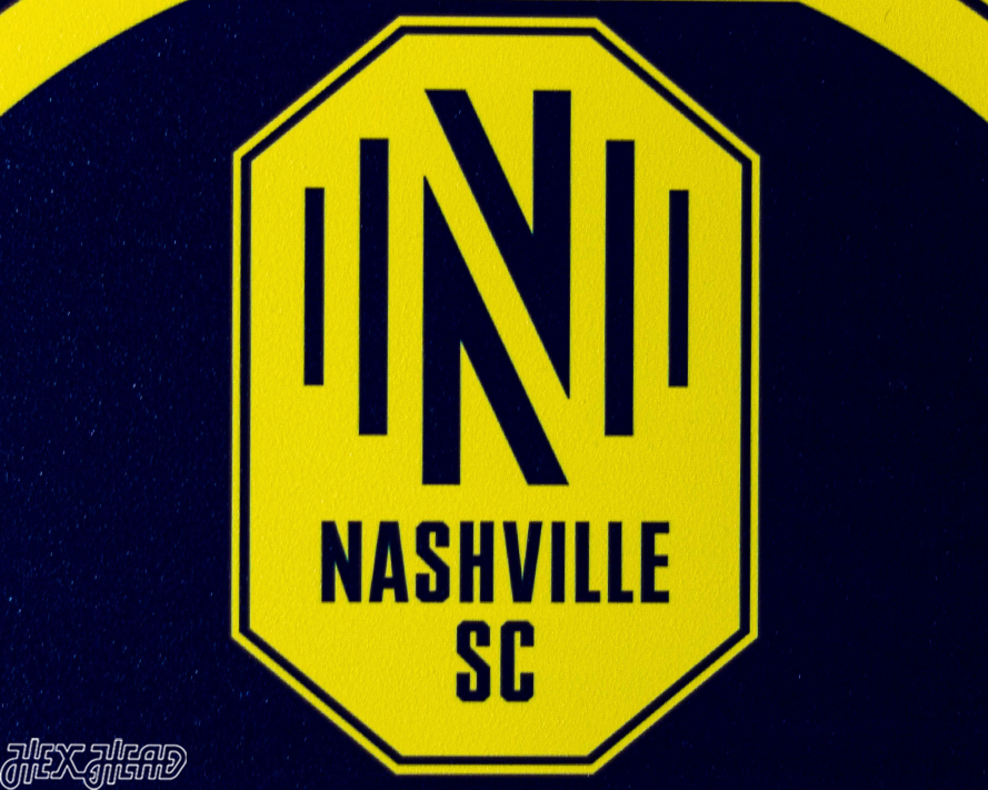 Nashville SC Personalized Monogram Metal Art