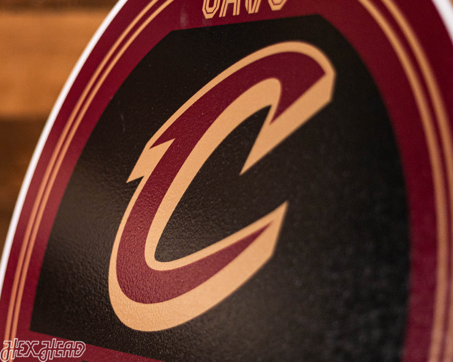 Cleveland Cavaliers Personalized Monogram Metal Art