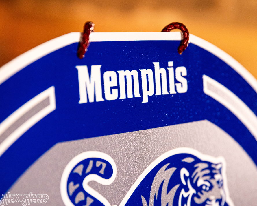 Memphis Tigers Personalized Monogram Metal Art