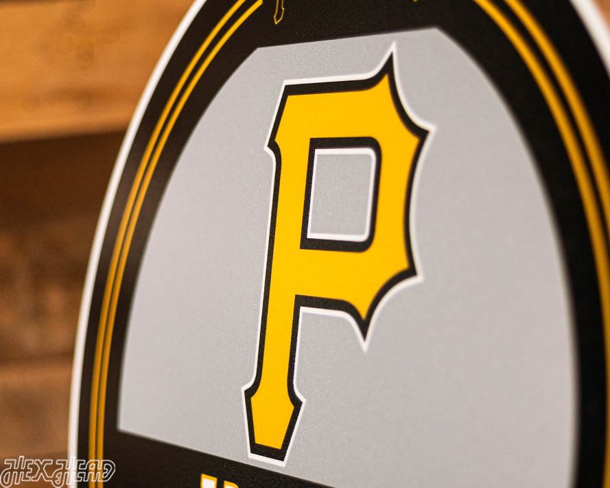 Pittsburgh Pirates Personalized Monogram Metal Art