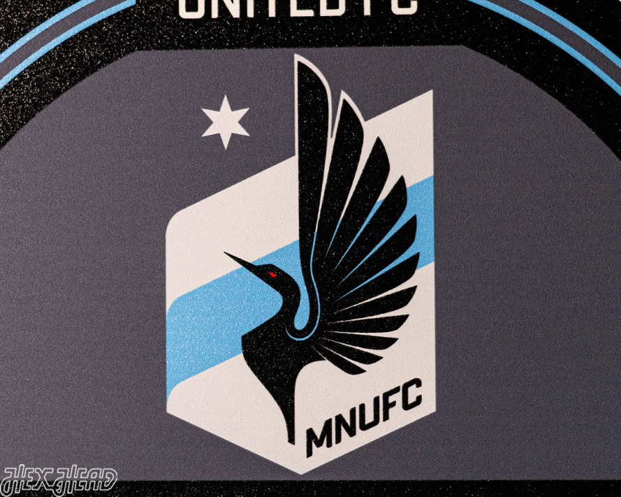 Minnesota United FC Personalized Monogram Metal Art