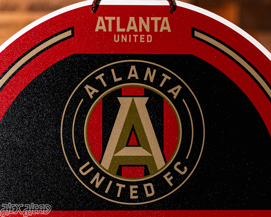 Atlanta United FC Personalized Monogram Metal Art