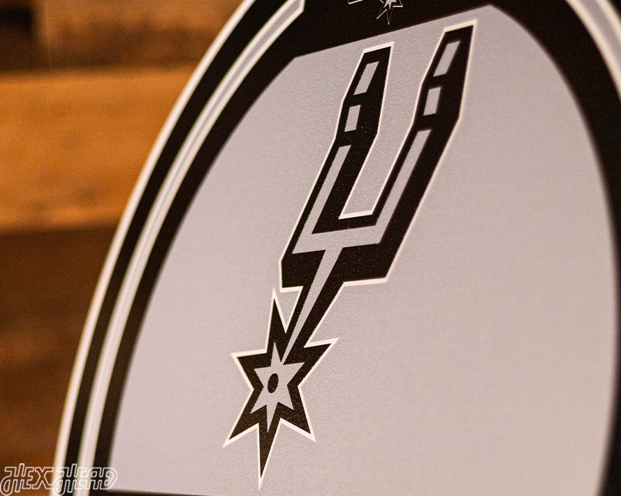 San Antonio Spurs Personalized Monogram Metal Art