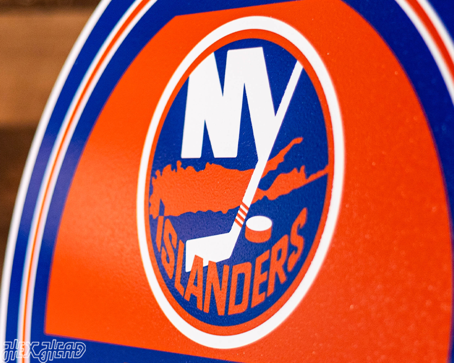 New York Islanders Personalized Monogram Metal Art