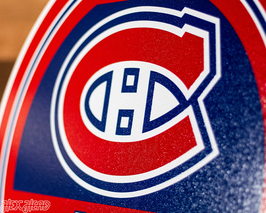 Montreal Canadiens Personalized Monogram Metal Art