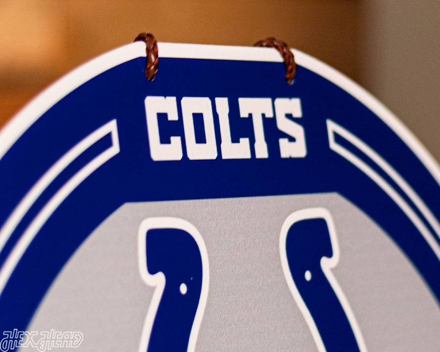 Indianapolis Colts Personalized Monogram Metal Art