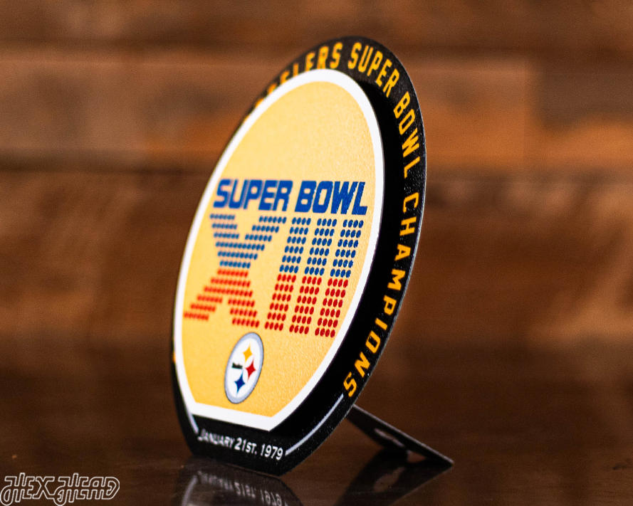 Pittsburgh Steelers Super Bowl XIII "Double Play" On the Shelf or on the Wall Art