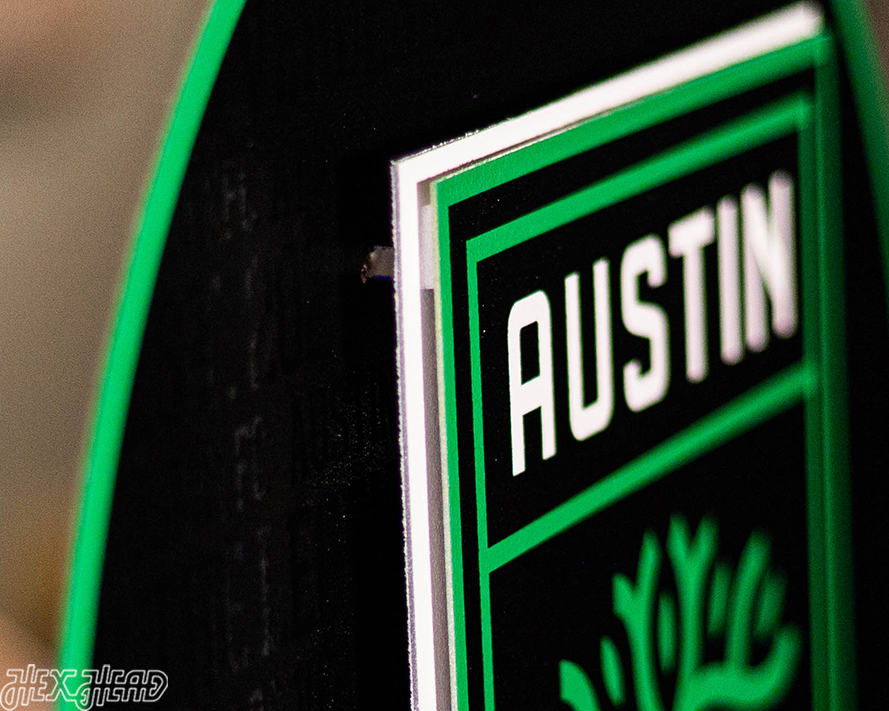 Austin FC CRAFT SERIES 3D Embossed Metal Wall Art