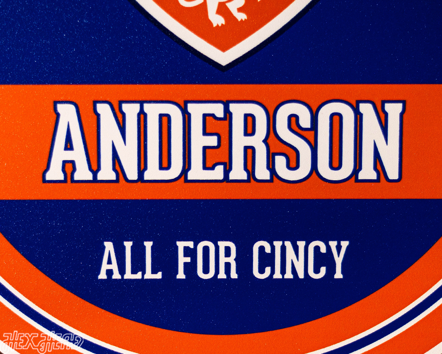 FC Cincinnati Personalized Monogram Metal Art