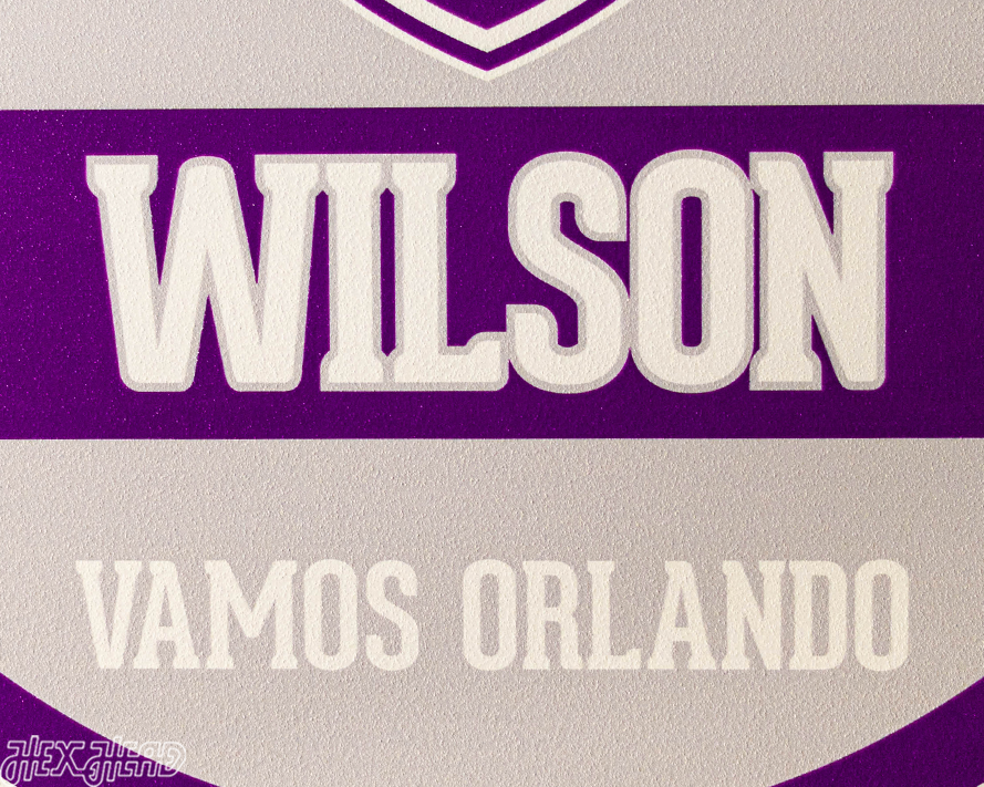 Orlando City SC Personalized Monogram Metal Art