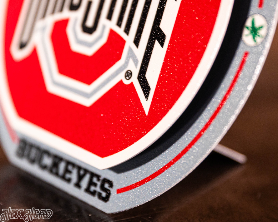 Ohio State Buckeyes "Double Play" On the Shelf or on the Wall Art