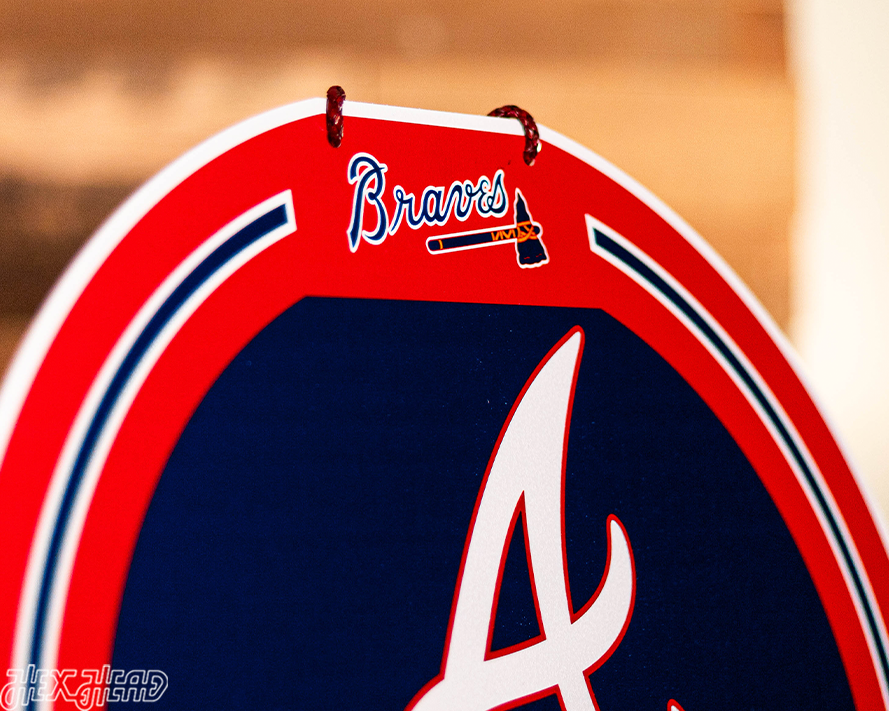 Atlanta Braves Personalized Monogram Metal Art