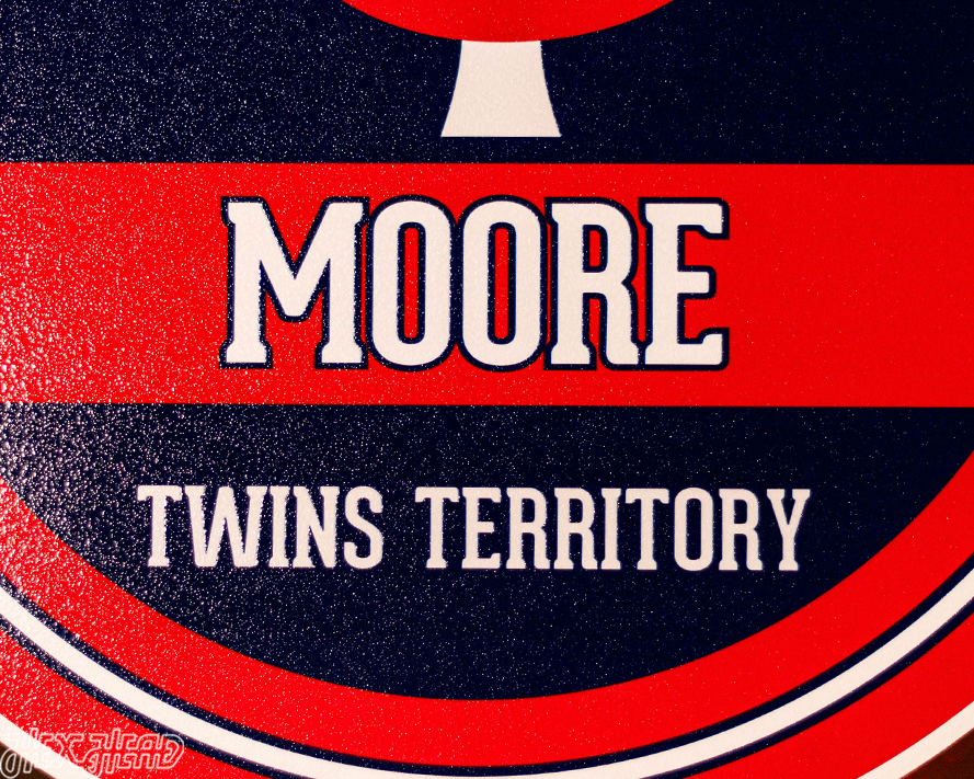 Minnesota Twins Personalized Monogram Metal Art