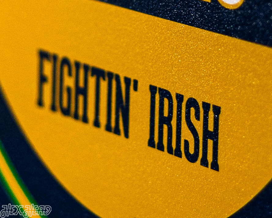 Notre Dame Fighting Irish Personalized Monogram Metal Art