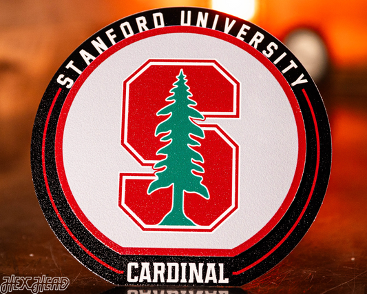 Stanford Cardinal "Double Play" On the Shelf or on the Wall Art