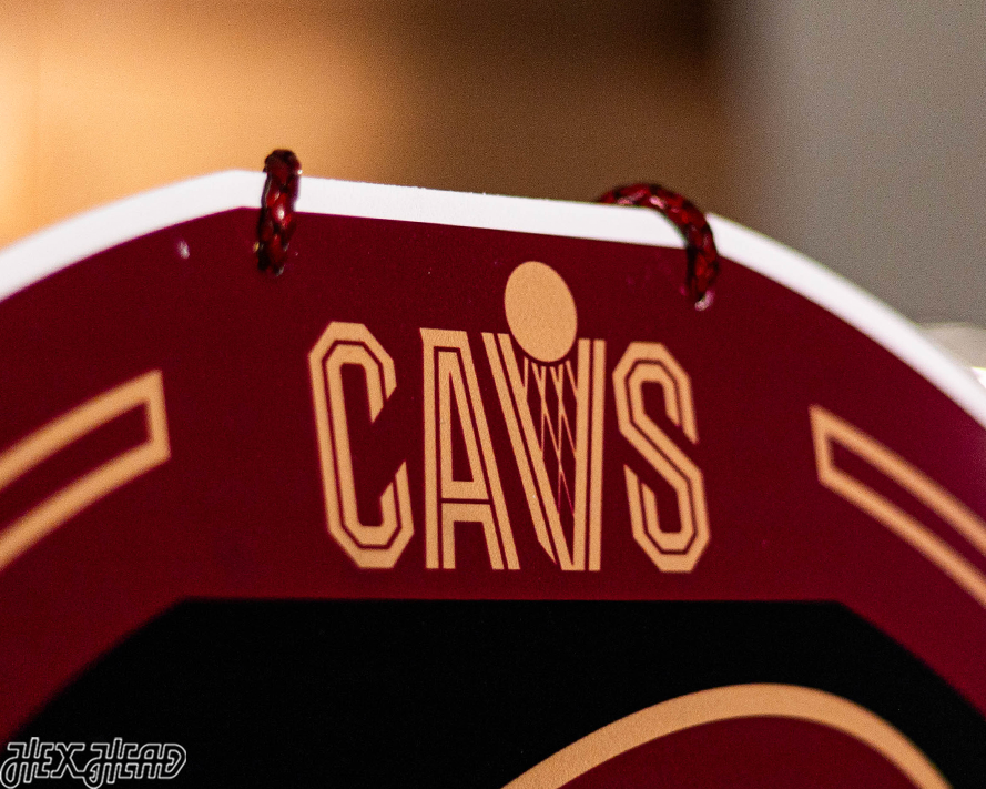 Cleveland Cavaliers Personalized Monogram Metal Art