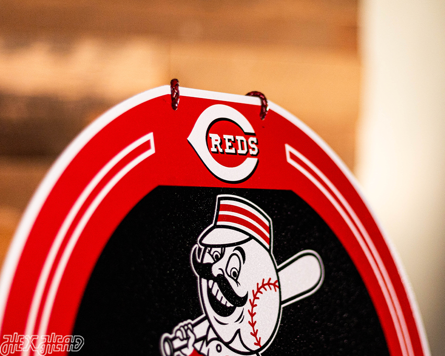 Cincinnati Reds Personalized Monogram Metal Art