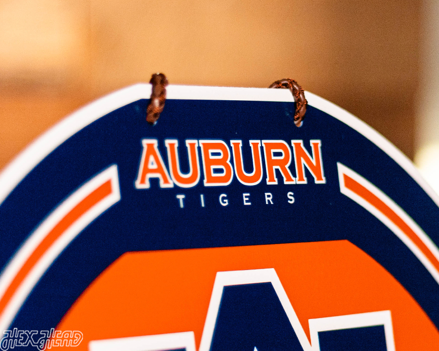 Auburn Tigers Personalized Monogram Metal Art