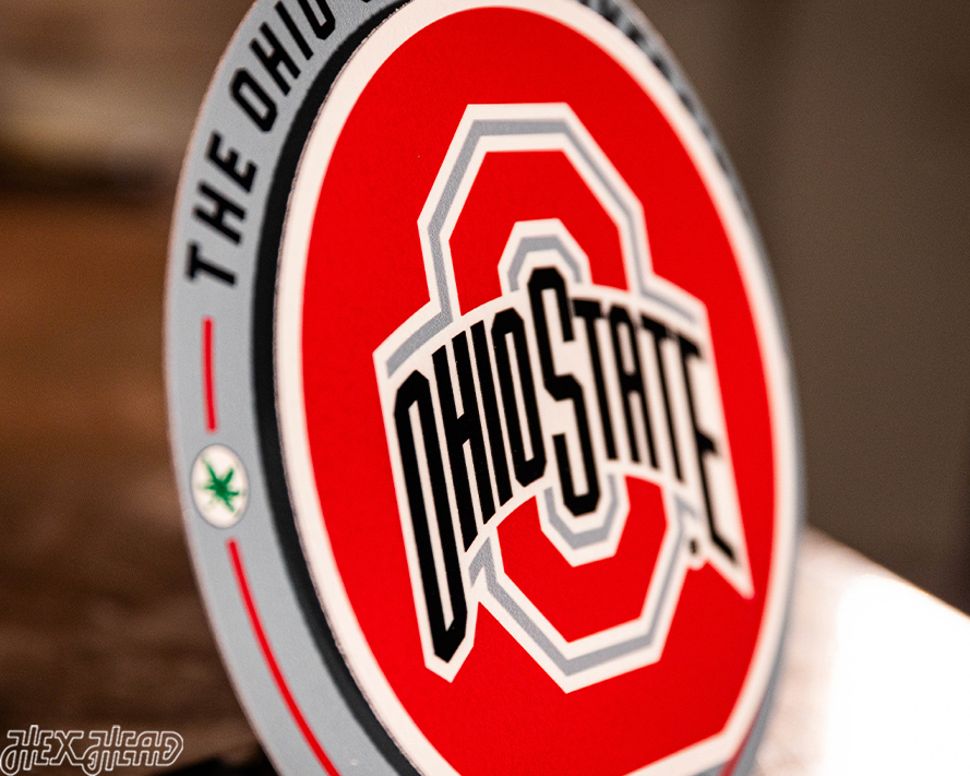 Ohio State Buckeyes "Double Play" On the Shelf or on the Wall Art